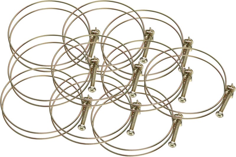 D4348 Wire Hose Clamp, 2-1/2-Inch, 10-Pack